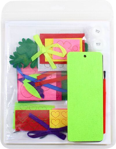 Felt Mother's Day Bookmark Kit - Packaging Back