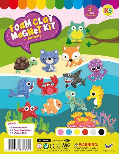 Foam Clay Magnet Kit