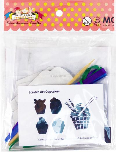 Scratch Art Cupcake Kit