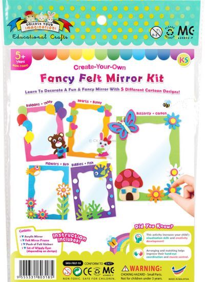 Fancy Felt Mirror Kit