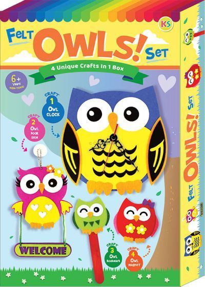 Felt 4-in-1 Owls Box Set