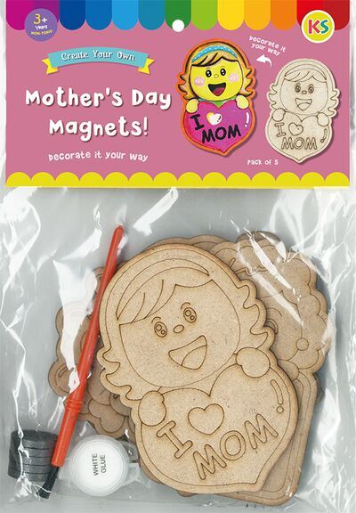 Mother's Day Magnet Pack of 5 - Packaging Front
