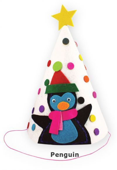 Felt Christmas 3D Hat - Penguin