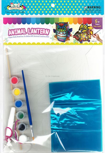 Animal Lantern With LED Light Kit - Packaging Back