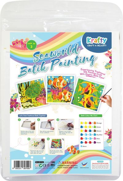 Batik Painting 3-in-1 Kit - Seaworld!