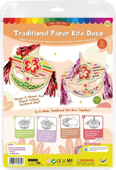 Traditional Paper Kite Wau Deco Kit