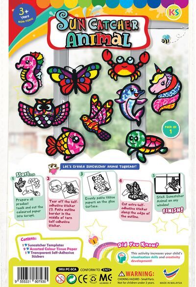 Suncatcher Animal Paper Kit