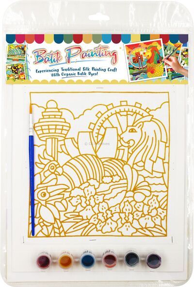 Singapore Theme Batik Painting Kit - Choose From 12 Designs!