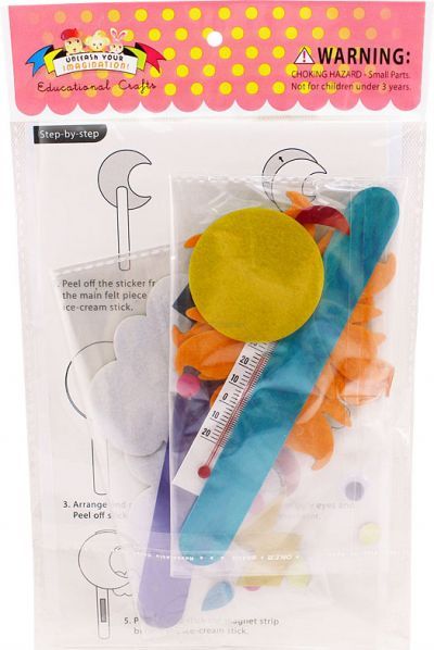 Felt Thermometer Magnet Set Pack of 2