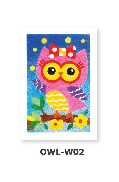 Creative Sand Art - Barn Owls - OWL-W02