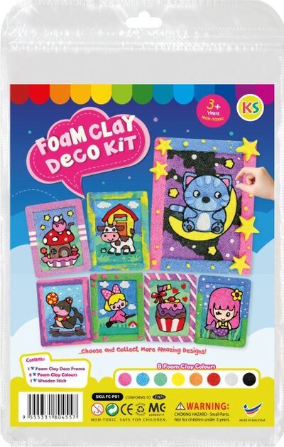 Foam Clay Deco Kit-Front