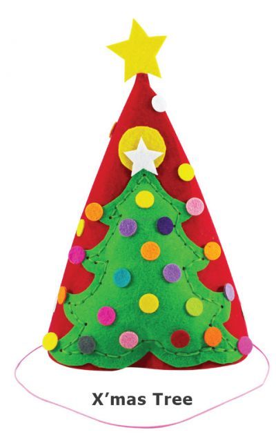 Felt Christmas 3D Hat - Christmas Tree