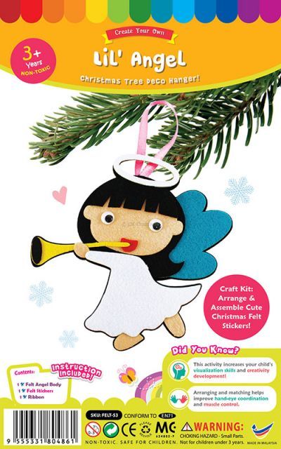 Felt Christmas Deco Hanger Kit - Little Angel