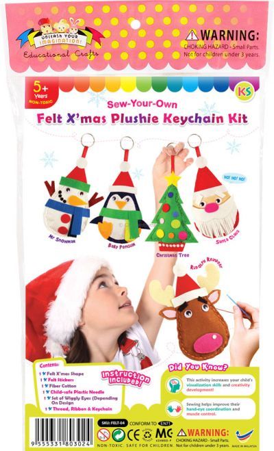 Felt Christmas Plushie Kit