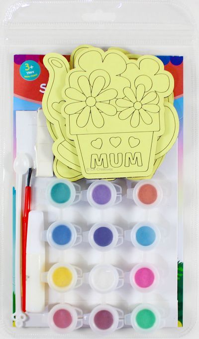 5-in-1 Sand Art Mother's Day Board Kit - Packaging Back