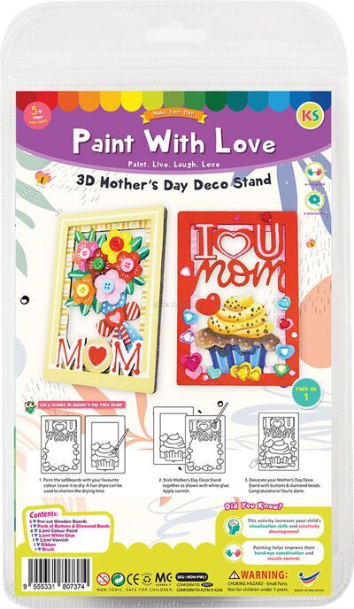 Paint With Love - 3D Mother’s Day Deco Stand Kit