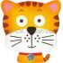 Sand Art Animals Deco Board - Tabby Kitty