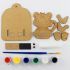 3D Zoo Animal Key Hanger Kit - Content