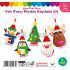 Felt Christmas Plushie - Pack of 5