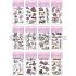 Temporary Glitter Tattoo - Rainbow Mix - Assorted Designs