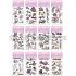 Temporary Glitter Tattoo - Rainbow Mix - Assorted Designs