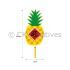 Pineapple Hanging Deco - Pack of 10