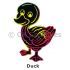 Scratch Art Farm Animal - Duck