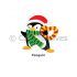 Christmas Magnet Pack of 5 - Penguin