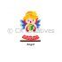 Christmas Paperclip Stand Pack of 5 - Angel