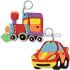 Foam Clay 2-in-1 Transport Keychain Kit - Train and Car