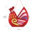 Rooster Lantern Pack of 10 - Size