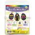 Stained Glass Easter Egg Window Deco Kit