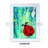 Pour Art Painting Kit With 3D Frame - Insects Theme - Ladybird