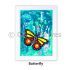 Pour Art Painting Kit With 3D Frame - Insects Theme - Butterfly