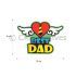 5-in-1 Sand Art Father's Day Board - Size