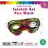 Scratch Art Fun Mask - Pack of 10