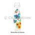 Glass Bottle Deco Painting Kit - Butterflies And Daisies
