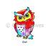 Suncatcher Window Deco Kit - Feathery Birds - Owl