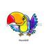 Suncatcher Window Deco Kit - Feathery Birds - Hornbill