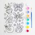 Suncatcher Window Deco Kit - Cute Bugs And Insects - Contents