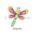 Suncatcher Window Deco Kit - Cute Bugs And Insects - Dragonfly