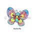 Suncatcher Window Deco Kit - Cute Bugs And Insects - Butterfly