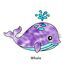 Suncatcher Window Deco Kit - Sealife Animals - Whale