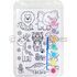 Suncatcher Window Deco - Zoo Animals - Back Packaging
