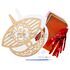Traditional Paper Kite Wau Deco Kit - Contents