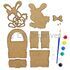 Wooden Bunny Candy Box Kit - Contents