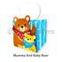 Wooden Tissue Box Painting Kit - Mummy and Baby Bear