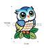 LED Cutie Felt Table Lamp Box Kit - Size