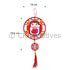 Felt Chinese New Year Hanging Deco Kit - God of Wealth / Spring Mandarin Orange / Fortune Cat - Size