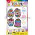 Foil Art 4-in-1 Cupcake Board Kit - Kitten / Unicorn / Strawberry / Bear